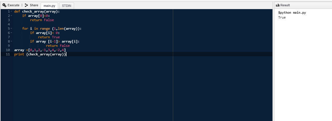 Def check. For i in array. For i in range len. For i in range (7): for i in range(i+1): Print(i+1, end=' ') Print(). (If4)-.